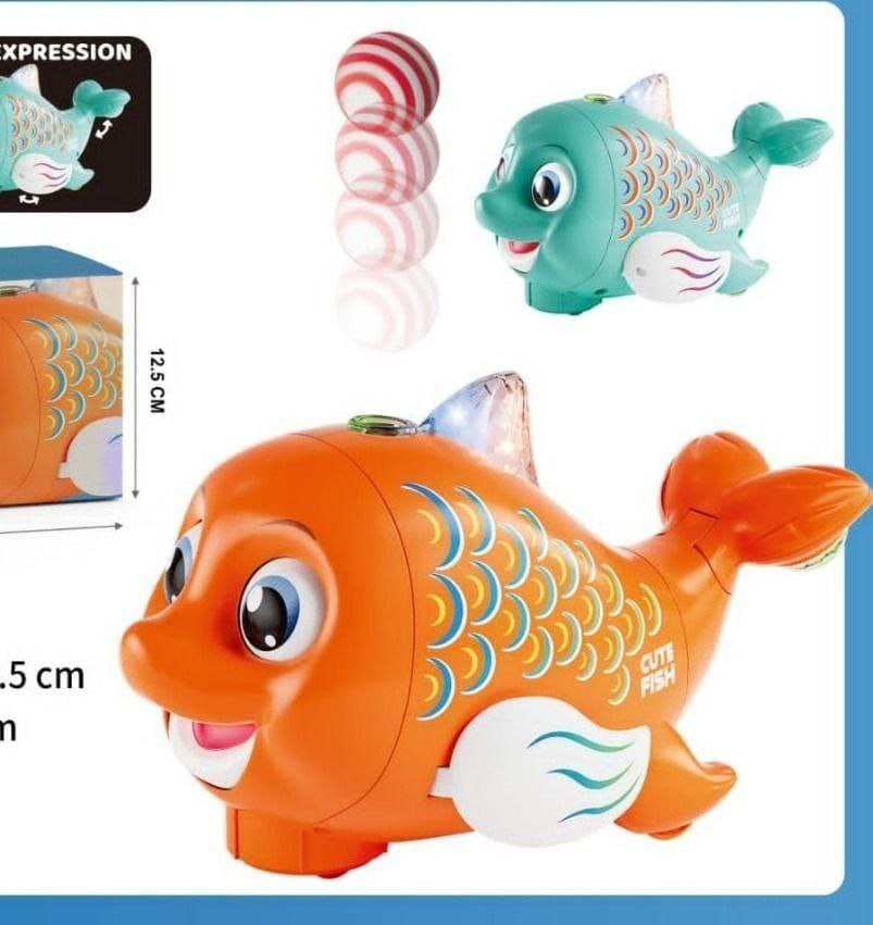 Dancing Walking Fish Toy for Kids – Musical & Moving Fish with Lights