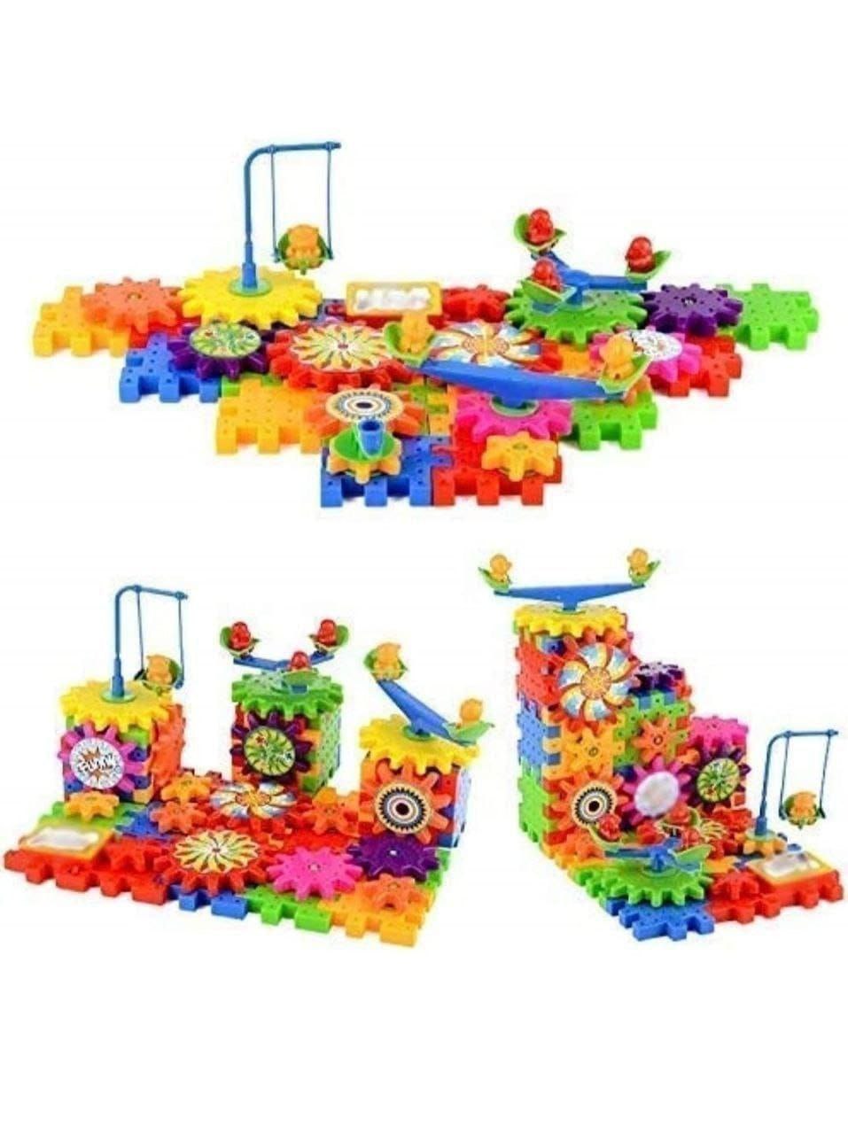 children’s interlocking gear-building construction toy